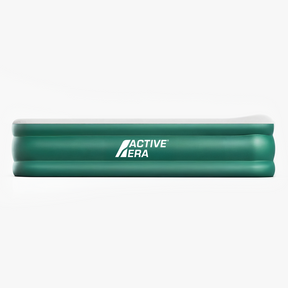 King Size Comfort Air Bed with Built-In Electric Pump – Green/White