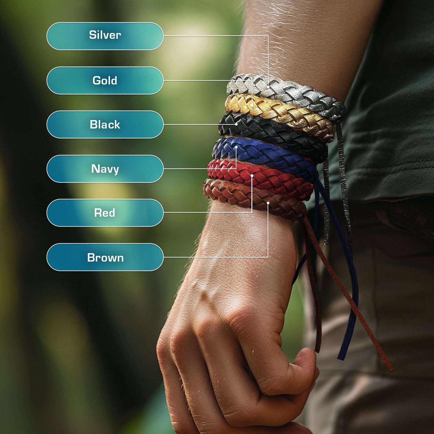 Adventure Mosquito Repellent Bands - 18 Pack - Metallics