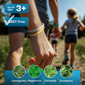 Adventure Mosquito Repellent Bands - 18 Pack - Metallics