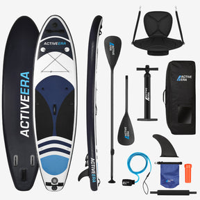 2-In-1 Paddle Board 10'5  - Inflatable SUP with Kayak Conversion