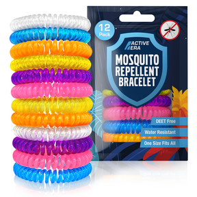 Explorer Mosquito Repellent Bands - 12 Pack - Multicolour