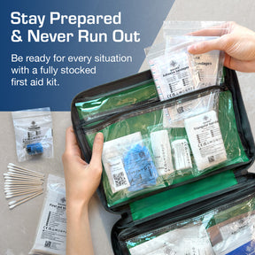 180 Piece Premium First Aid Kit Refill