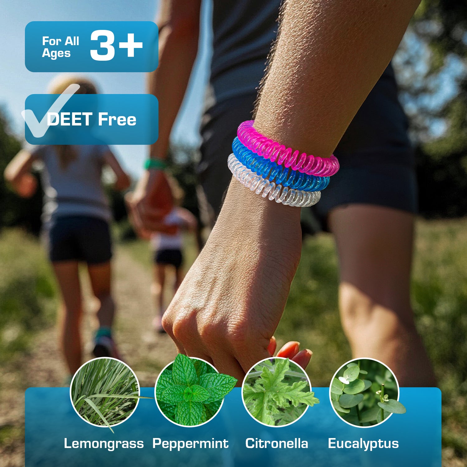 Explorer Mosquito Repellent Bands - 18 Pack - Multicolour