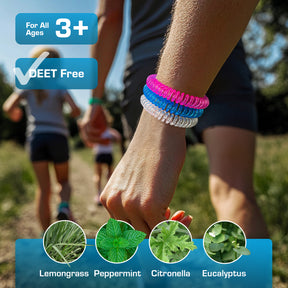 Explorer Mosquito Repellent Bands - 18 Pack - Multicolour