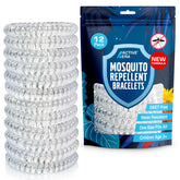 Explorer Mosquito Repellent Bands - 12 Pack - Clear