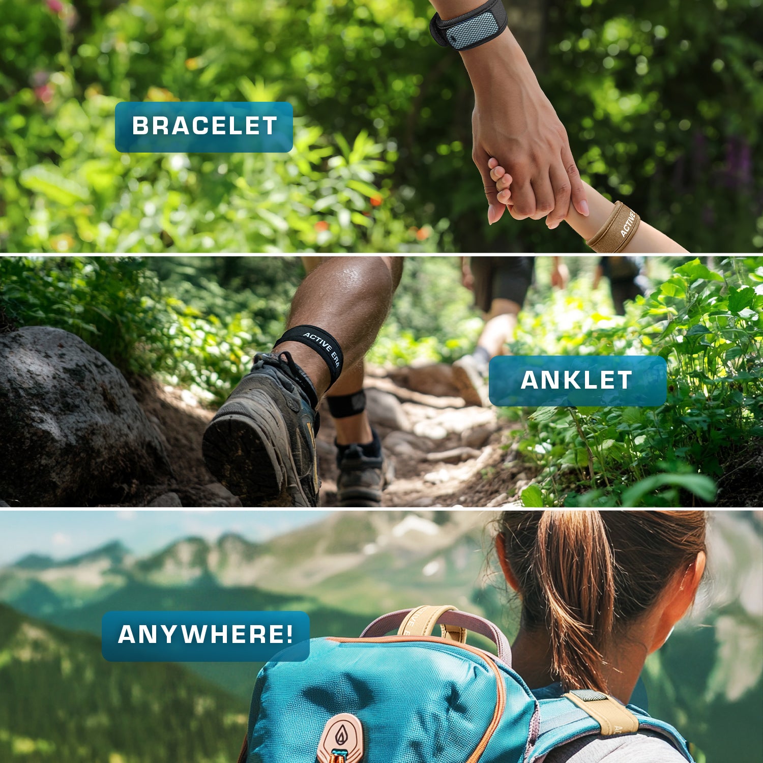 Expedition Mosquito Repellent Bands - 2 pack + 4 refill