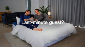 King Size Comfort Plus Air Bed – Navy/White