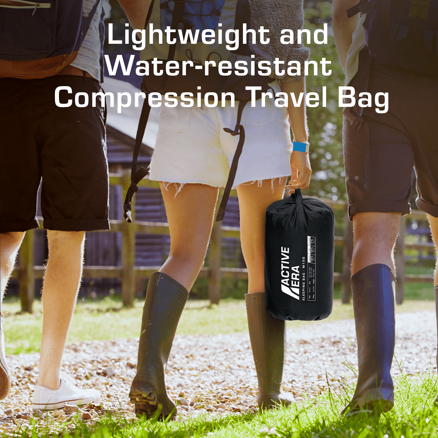 Ultra-Light Mummy Sleeping Bag – 150GSM for Summer Camping & Indoor Use - 2 Seasons