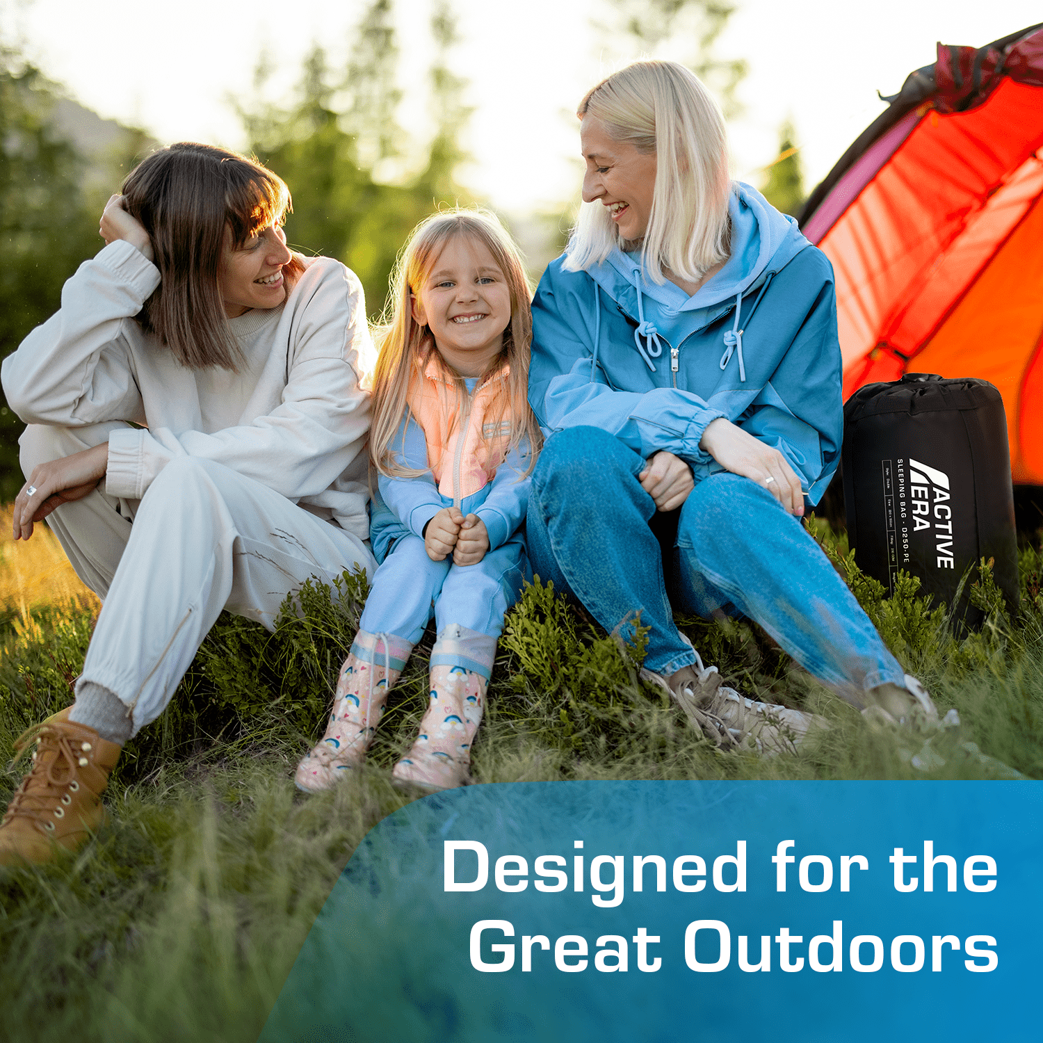 3 Season Double Sleeping Bag – 250GSM with Pillows & Convertible Design - Black