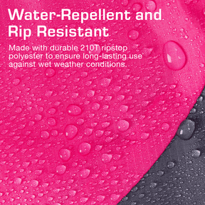 Premium Lightweight Waterproof Sleeping Bag – Compact 250GSM for Mild Weather - Pink