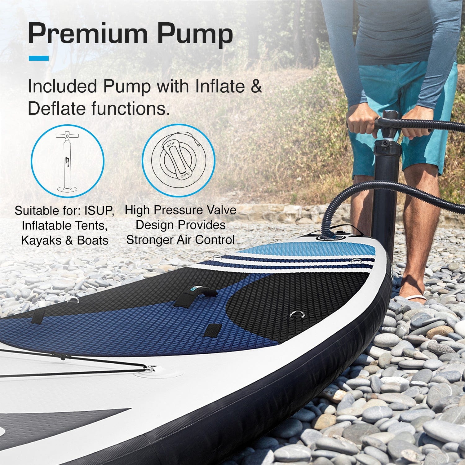 2-In-1 Paddle Board 10'5  - Inflatable SUP with Kayak Conversion